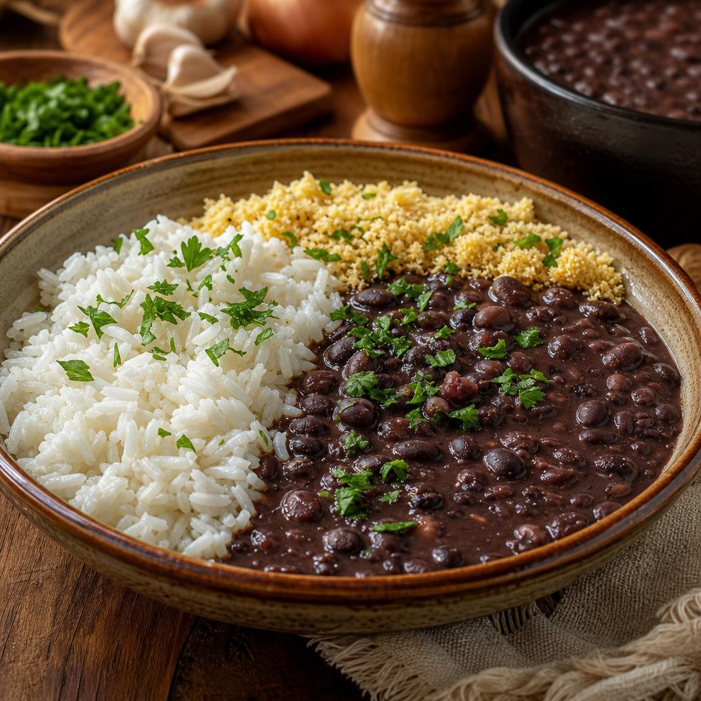 Arroz com Feijão Caseiro Soltinho e Cremoso